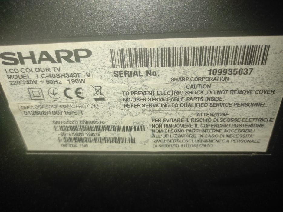 telewizor Sharp sprawny
