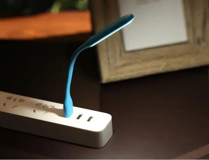 Гибкая USB LED лампа  Pink