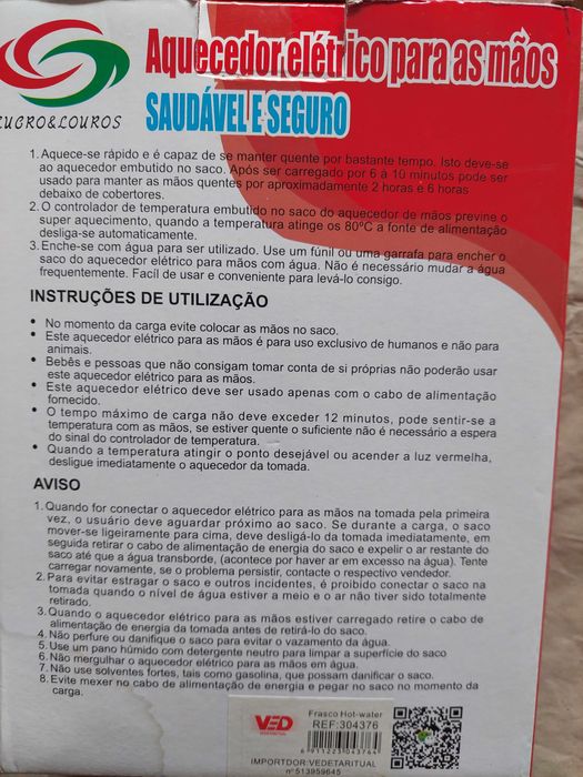 Aquecedor Elétrico para Mãos