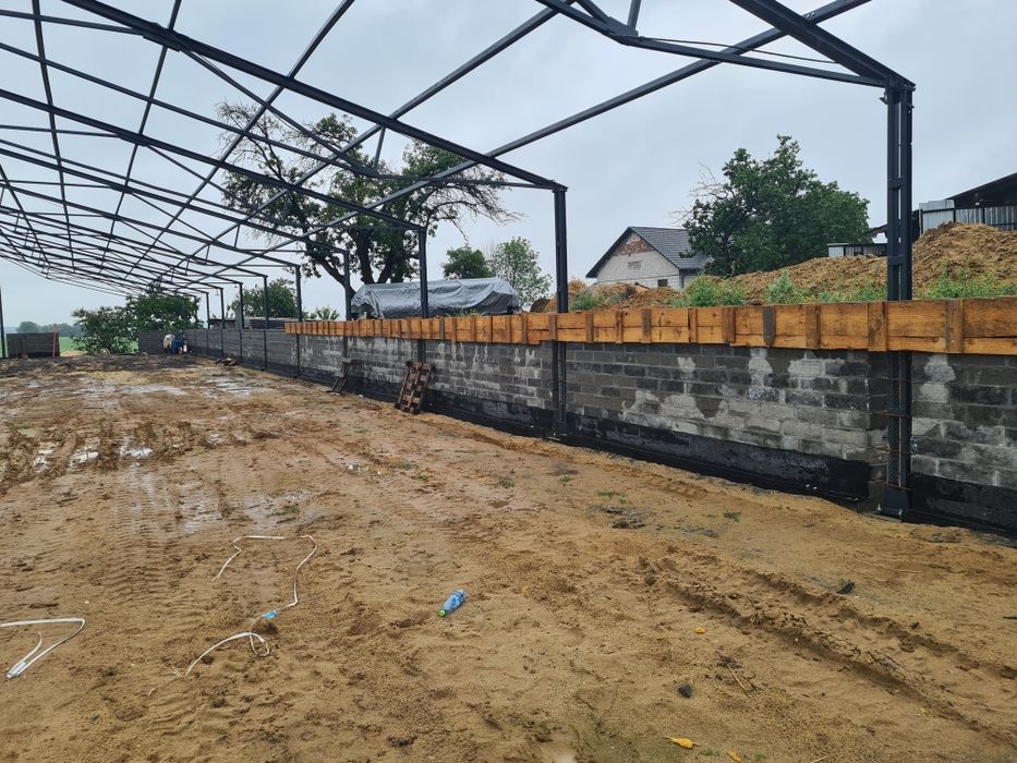 Projektowanie I budowa budynków gospodarczych i hale.