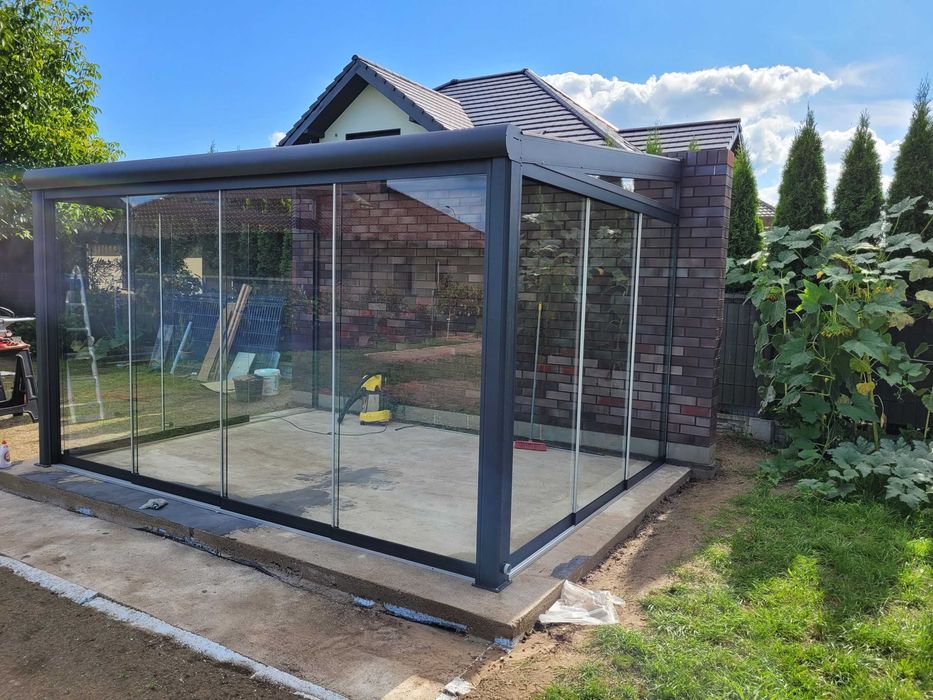 Ogród szklany - zimowy, zadaszenie tarasu I Wymarzone tarasy 3x5,06