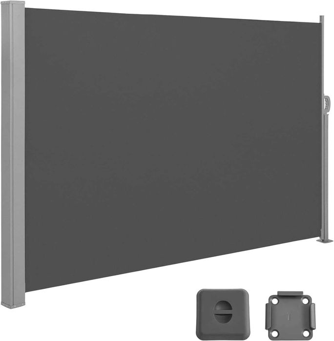 Markiza boczna tarasowa, roleta przeciwsłoneczna 200x400 pełny zestaw