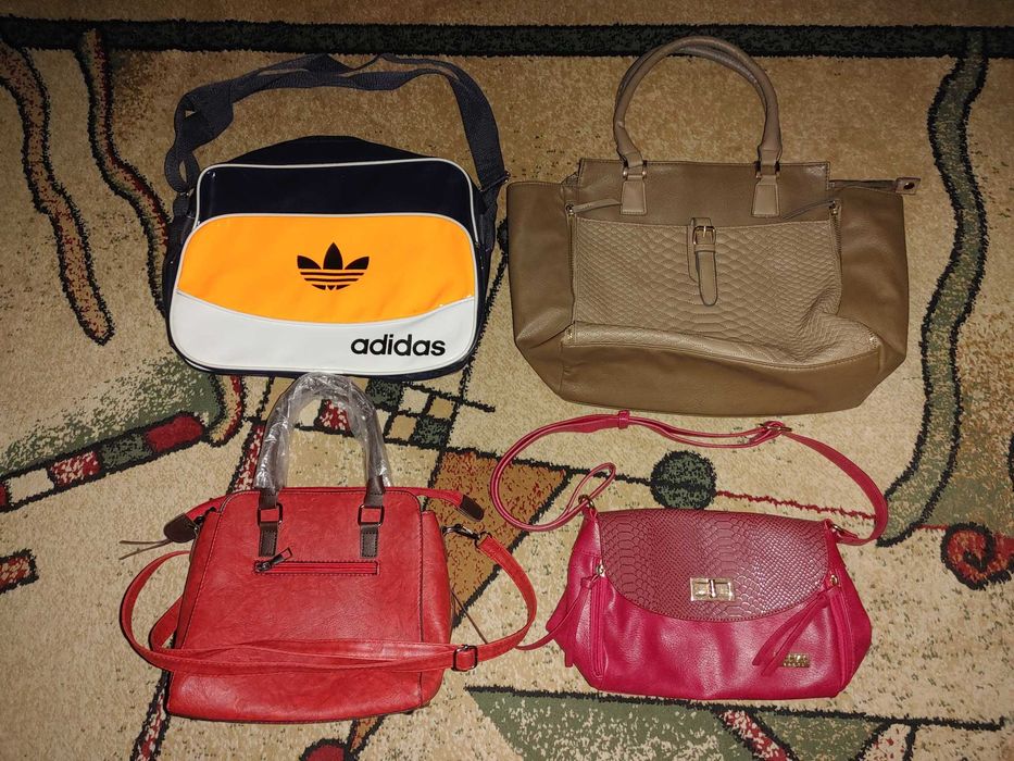 Torebki damskie i torba na ramię dwie czerwone nowe nie wysyłam