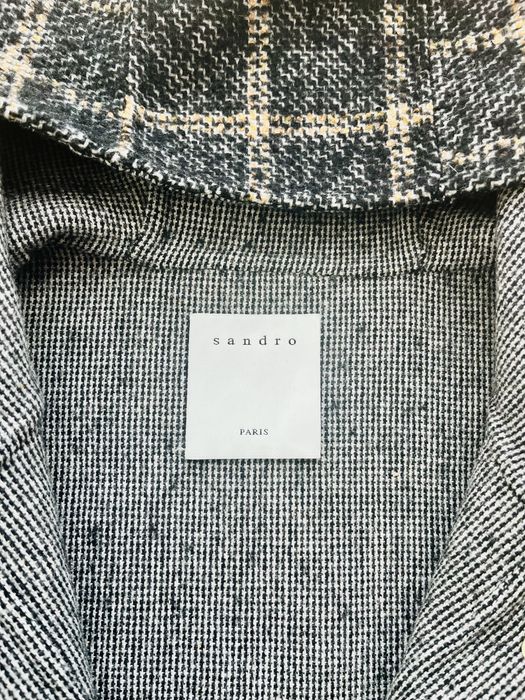 Sliczna kurtka płaszcz Sandro r 34 welna Nowy styl Marant