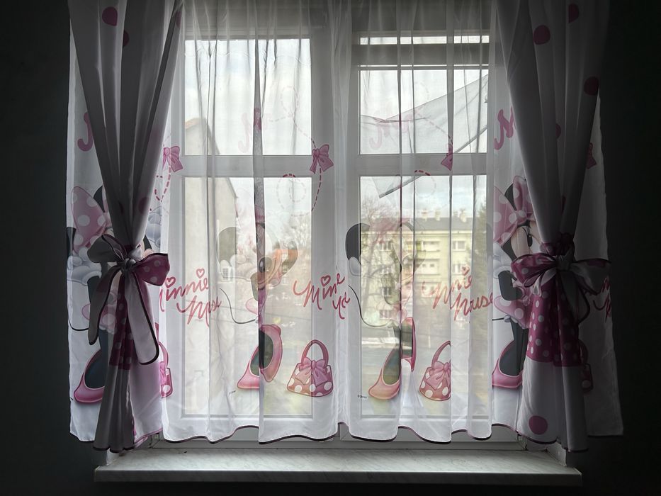 Firana z motywem Myszki MINNIE z Disneya