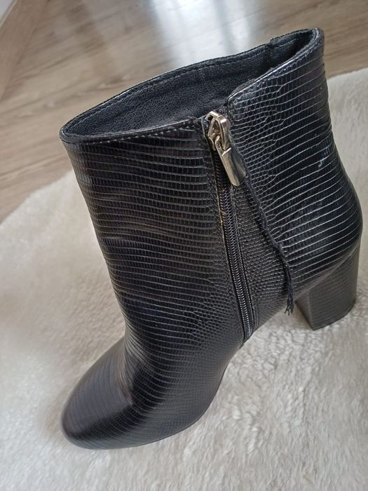 Skórzane botki damskie Paname rozm 41