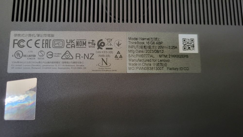 Laptop Lenovo Thinkbook 16 G6 ABP