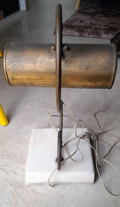 Candeeiro antigo base de mármore