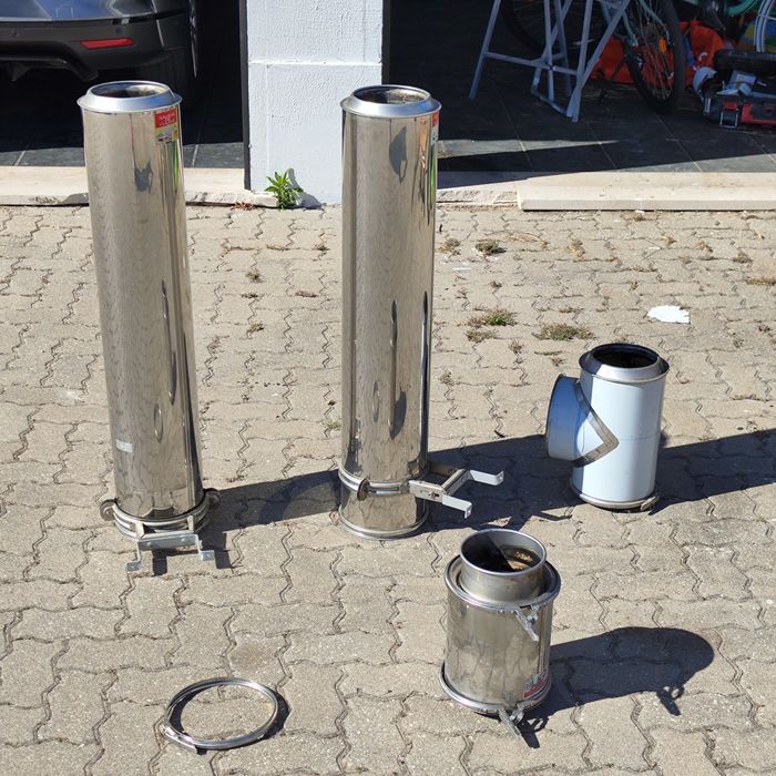 Tubos INOX para chaminé