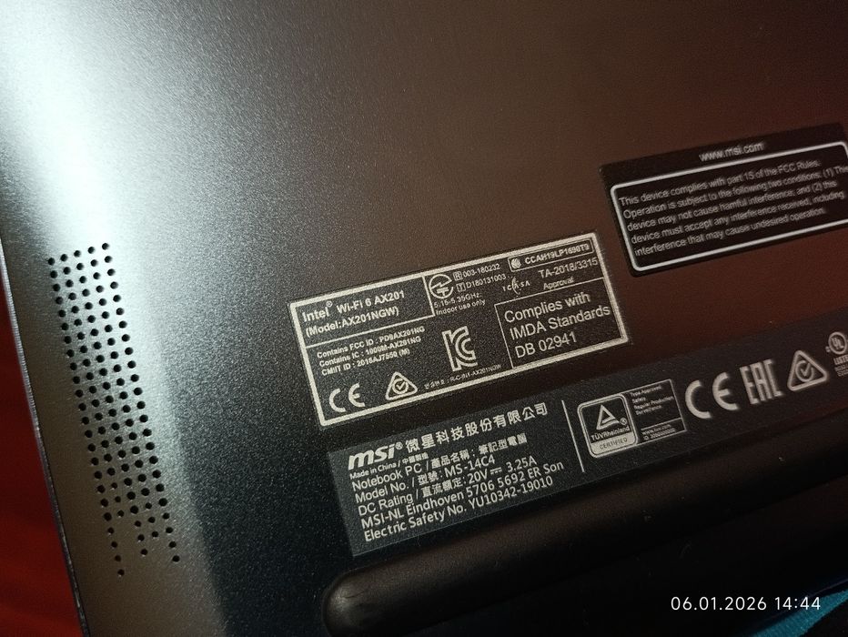 Ноутбук 14" MSI Prestige 14Evo A11M Intel Core i7-1185G7 RAM 16