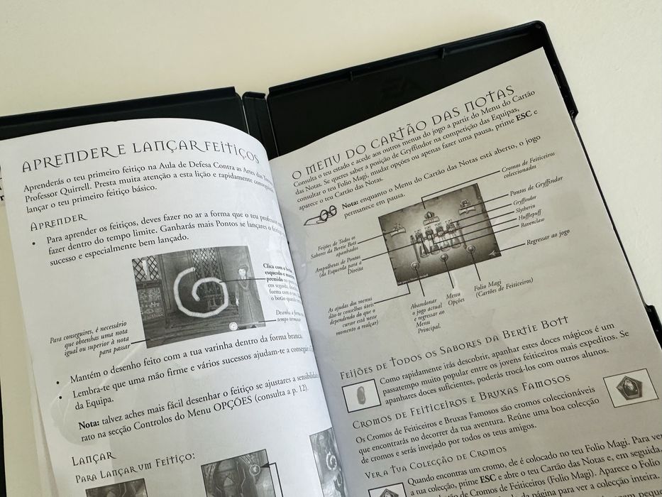 Jogo PC CD Harry Potter e a Pedra Filosofal como novo com manual