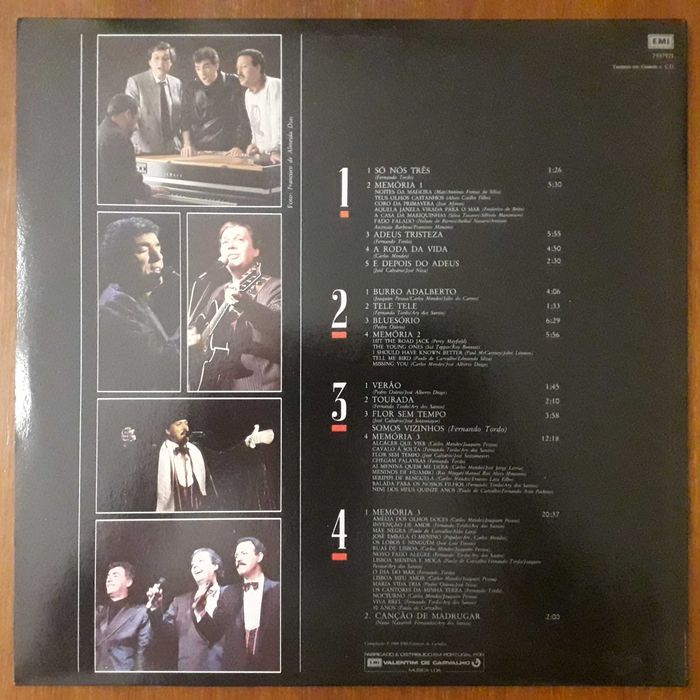 Disco de vinil "Só Nós Três "430361627455672321