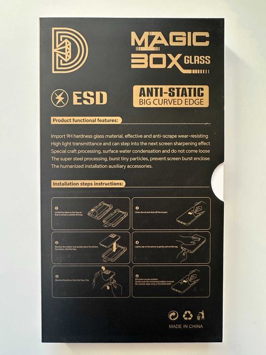 2x Szkło Hartowane MAGIC BOX iPhone 15 / 16 Bezpyłowy Montaż