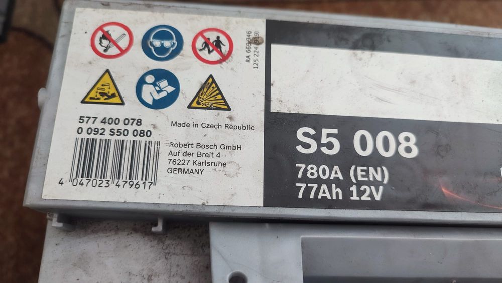 Akumularor bosch 12v 77ah 870A