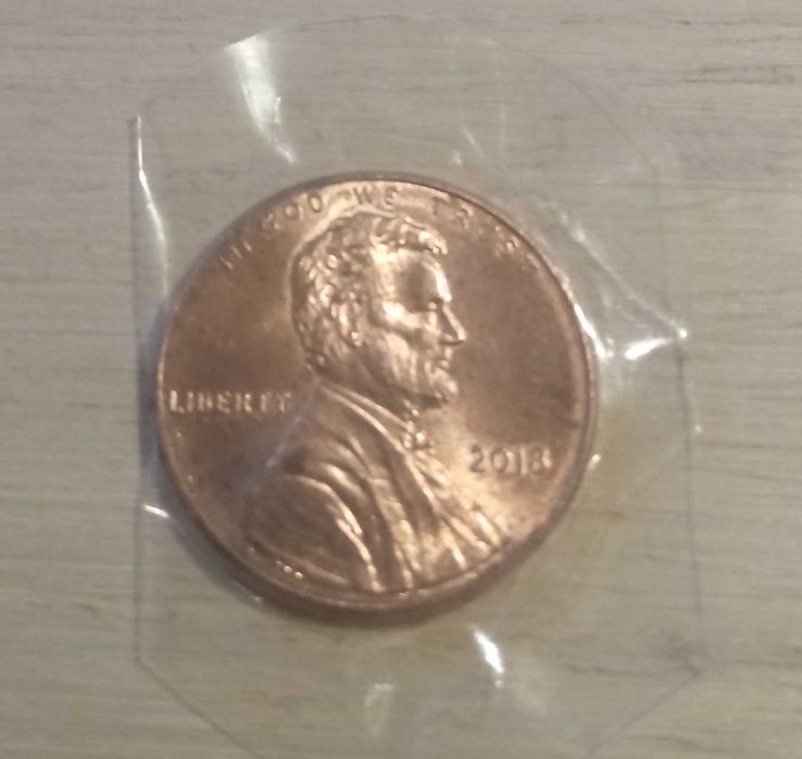 One Cent 2018 USA