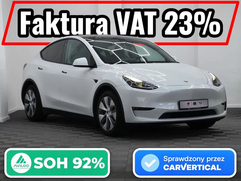 Tesla Model Y Long Range AWD 19" Premium Ryzen Panorama GigaBerlin Faktura VAT23%