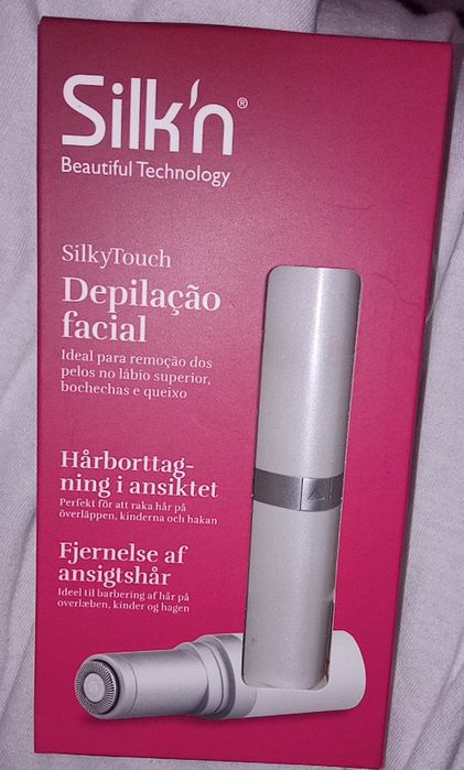 Depilador Facial Portátil  _Silky Touch ( Novo /Selado)