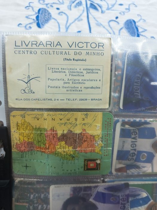Coleção de calendários de bolso