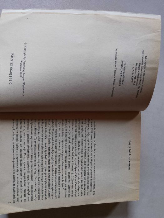 T. Żeleński-Boy "Romanse cieniów" 1987 PIW