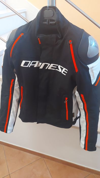 Casaco DAINESE Racing 3 D-Dry Black / Red