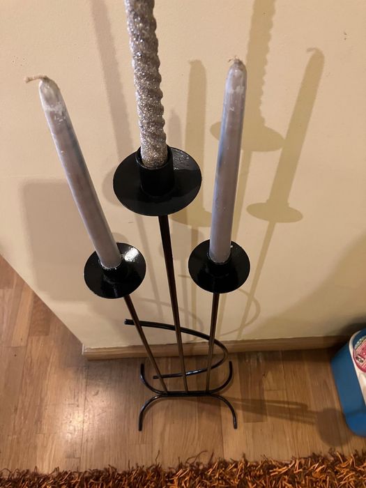 2 candelabros impecaveis