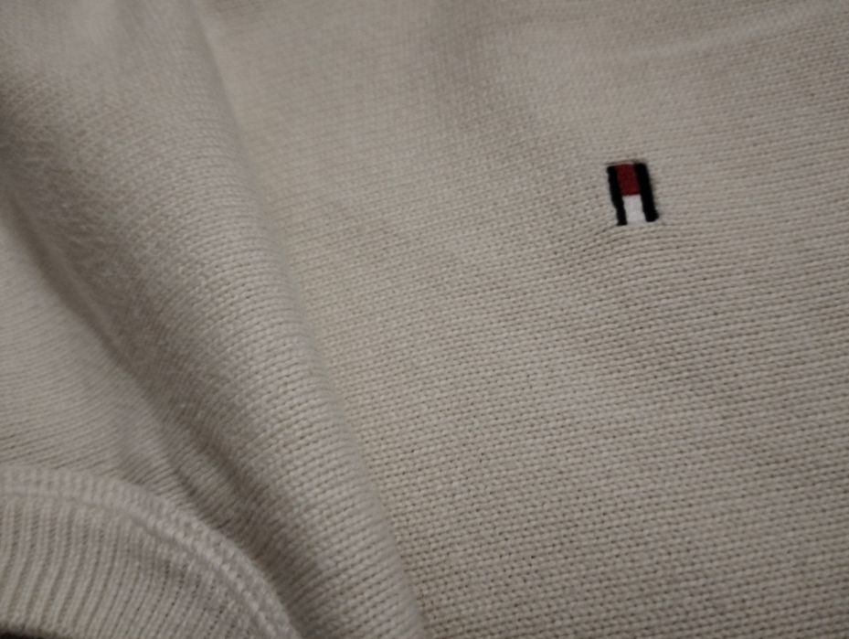Bawełniany biały  swetry Tommy Hilfiger r. M 100% bawełna