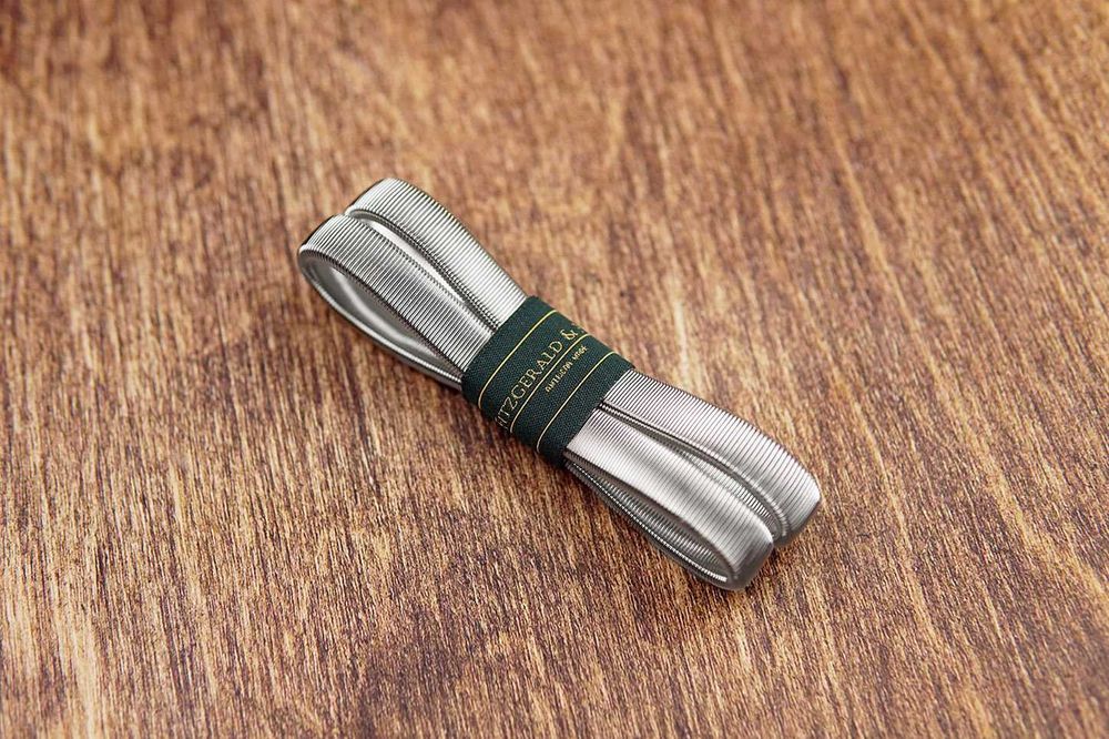 Srebrne opaski obręcze na rękawy koszuli Peaky Blinders spinki męskie