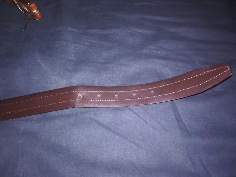 Cinto cabedal castanho usado 100