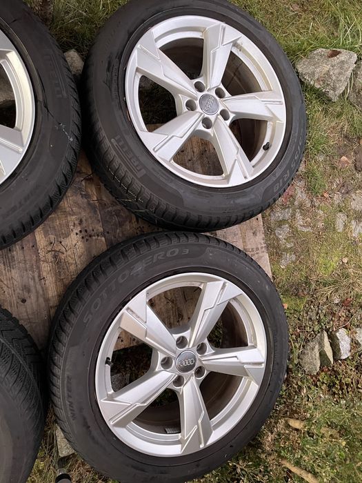 Koła OEM Audi A6 4K C8 A7 5x112 225/55R18 Skoda Seat VW 100% idealne