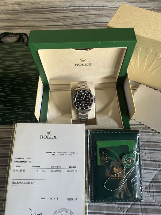 Rolex Submariner Date 41mm Preto Full Set