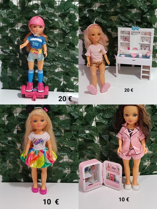 Várias bonecas, Nancy , Nenuco e outras