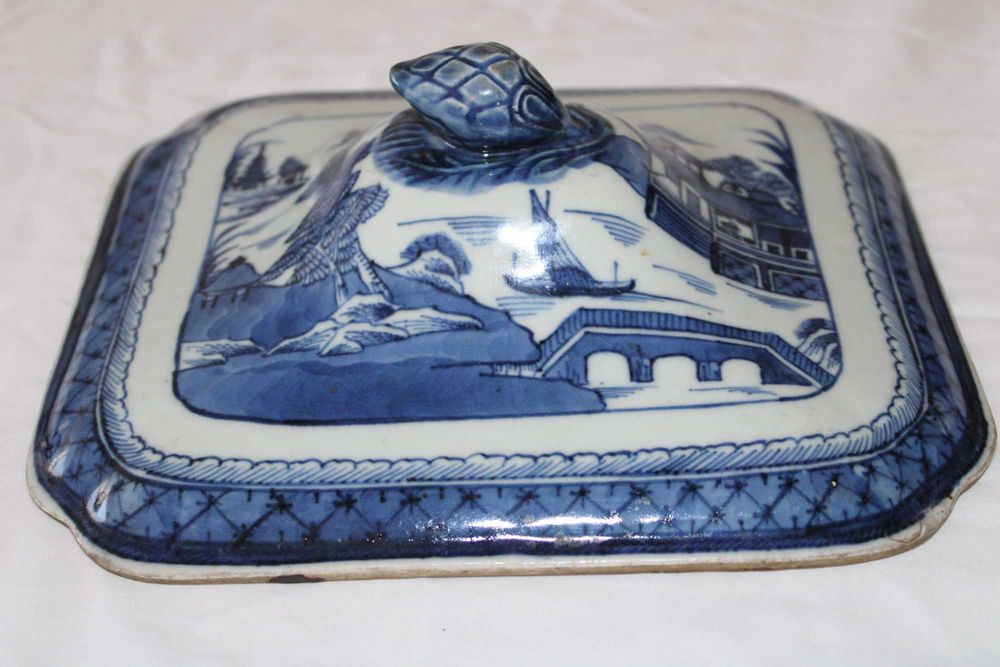 Tampa terrina Companhia das Índias sec.XVlll