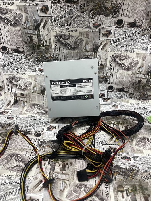 БП CHIEFTEC APS-500sb 8 pin (6+2) 500w на пломбах. C гарантией.