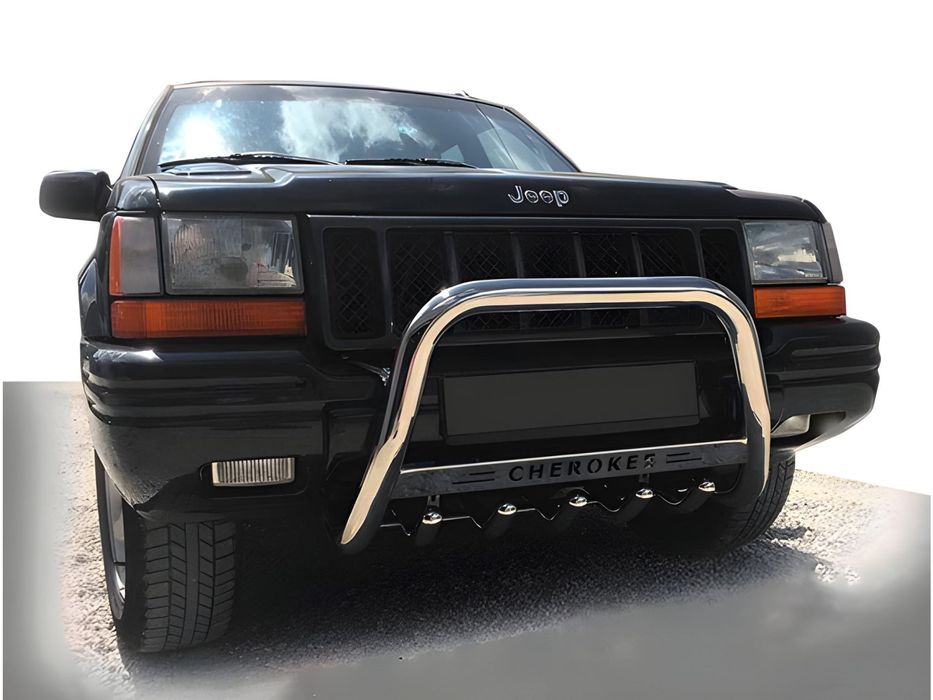 Jeep Grand Cherokee WJ 1999-2004 рр. Кенгурятник WT004 (нерж)