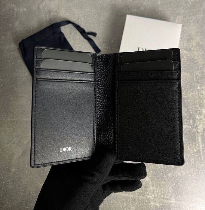 Картхолдер Christian Dior Icon CardHolder шкіряний louis loro мужской