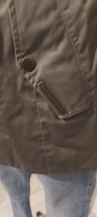 Kurtka krótki trencz płaszczyk z paskiem 100% Bawełna Vero Moda jeans
