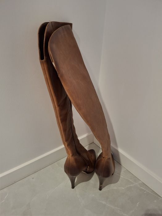 Skórzane buty damskie 39
