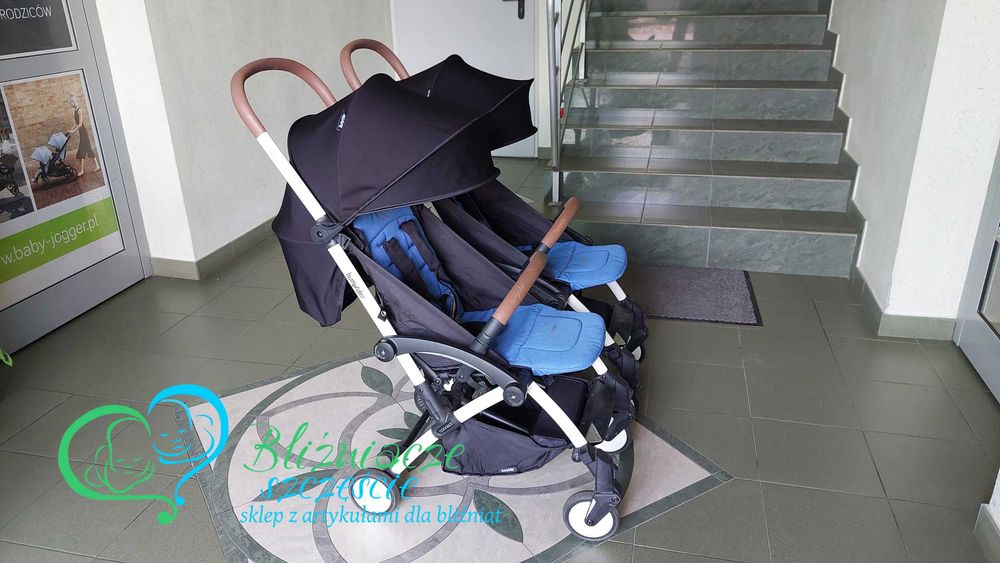 Wózki dla bliźniaków łączone na magnesy KOMIS