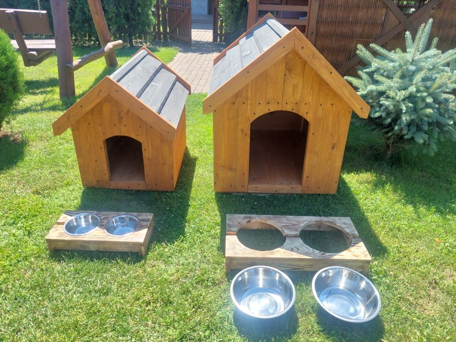 Buda dla psa budy solidne z desek heblowanych