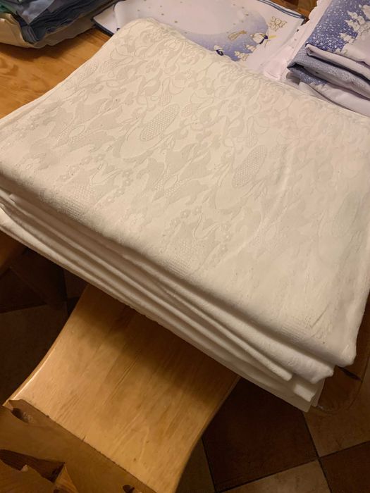 Prześcieradła gładkie bawełna białe i kolor