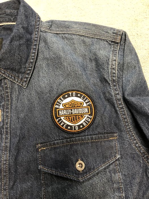 Мужская джинсовая рубашка