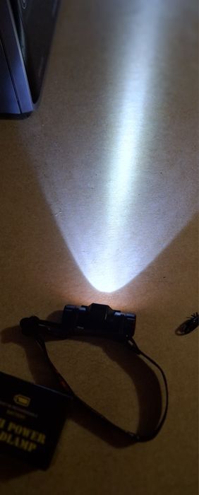 Налобний ліхтар ХРЕ+СОВ USB.