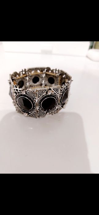 Pulseira boho com pedras