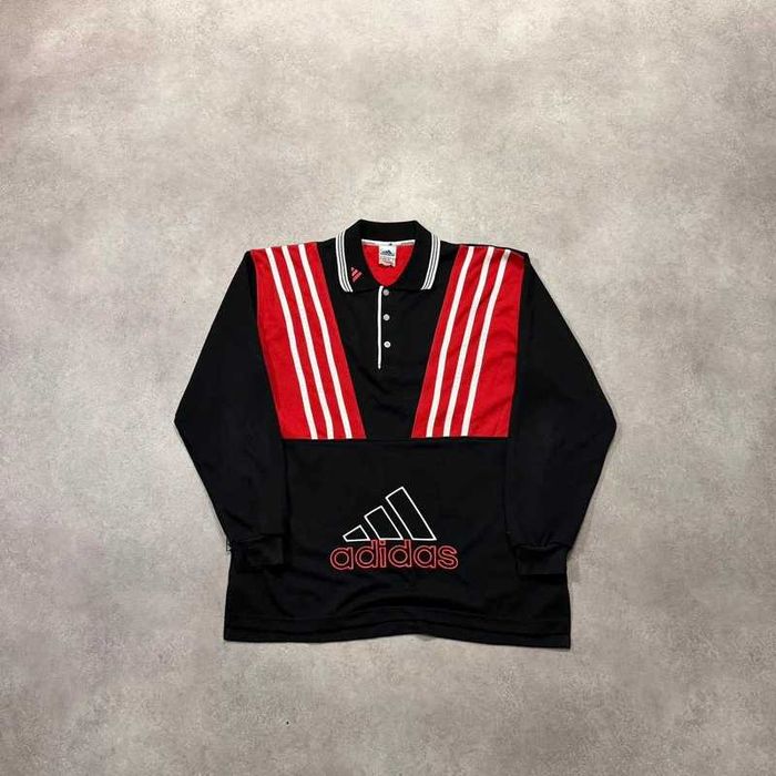 Vintage Bluza Adidas Crewneck Trendy Swag Retro Big Logo