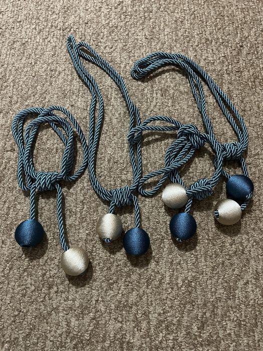 Prendedores para cortinas – 4 unidades (2 pares) – decorativos