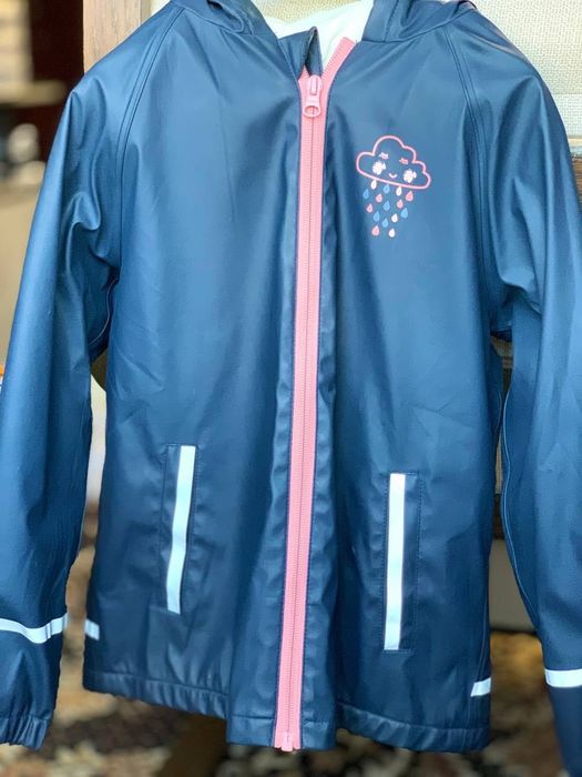 Куртка дощовик для дівчинки Lupilu 122/128 (6–8 років)