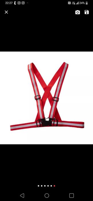 Светоотражающий жилет - пояс - подтяжки