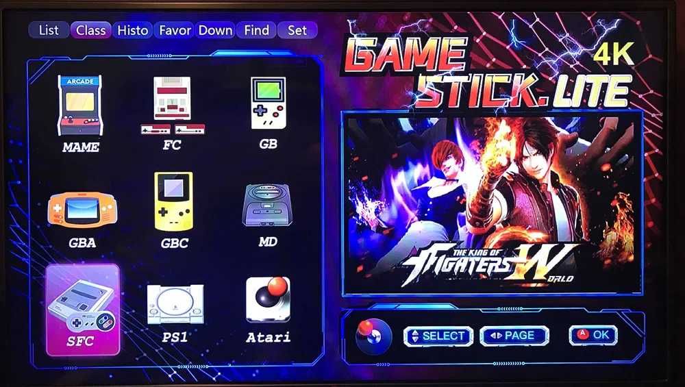 Gamestick 4K 64GB, Konsola Retro, Game Stick