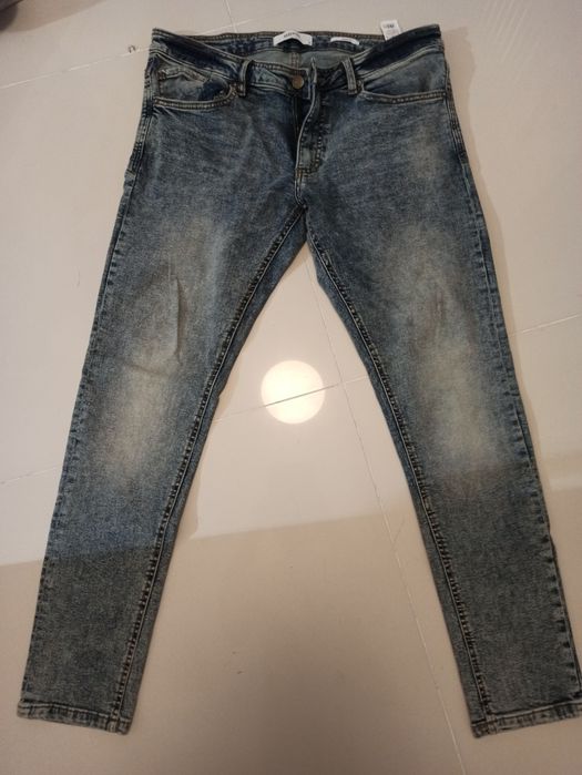 Jeansy skinny męskie RESERVED