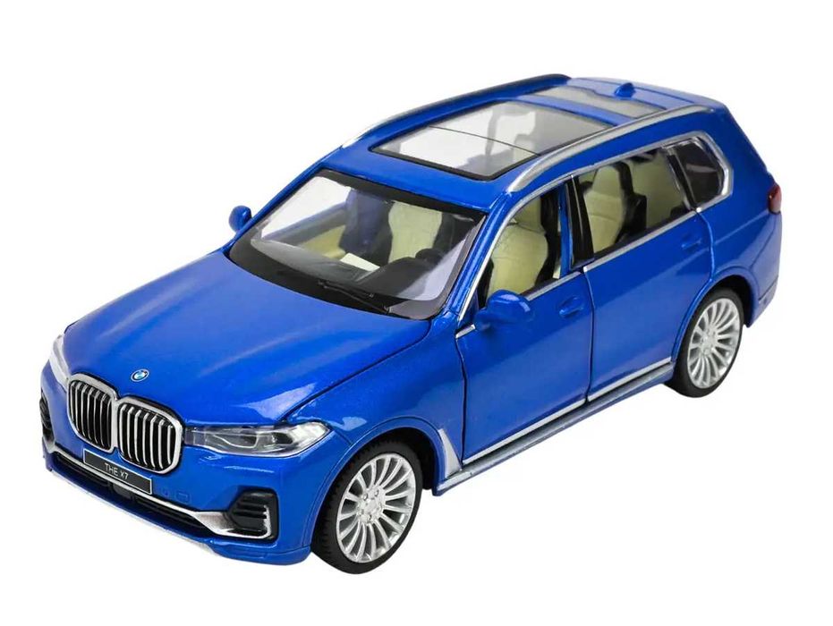 Машинка металева BMW X7 модель 1:32 ліцензійна інерційна 16,5 см